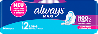 Maxi-Binden Long mit Flügeln always