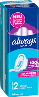 Maxi-Binden Long mit Flügeln always
