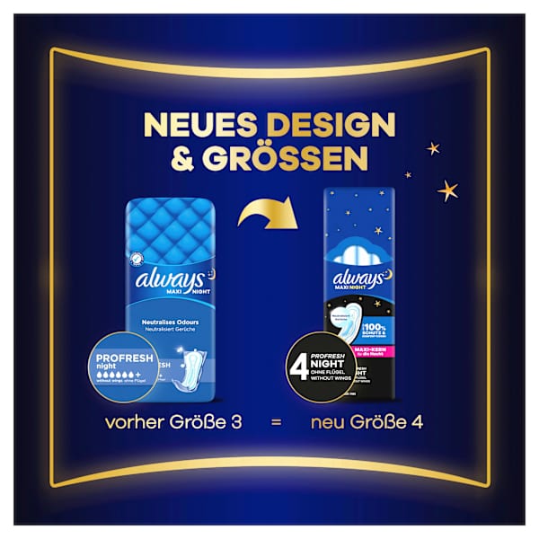 Maxi-Binden ProFresh Night  always