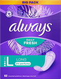 Slipeinlagen Daily Fresh Long ohne Duft, Big Pack always