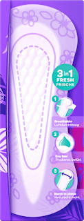 Slipeinlagen Daily Fresh Normal Flexistyle mit Frischeduft, Big Pack always