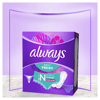 Slipeinlagen Daily Fresh Normal Flexistyle mit Frischeduft, Big Pack always