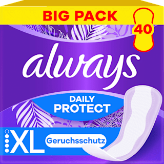 Slipeinlagen Daily Protect Extra Long, Big Pack always