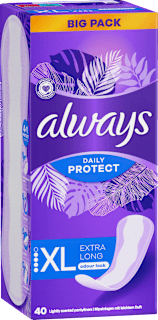 Slipeinlagen Daily Protect Extra Long, Big Pack always