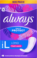 Slipeinlagen Daily Protect Long mit Frischeduft, Big Pack always