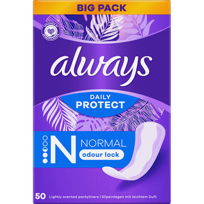 always Panty liners Daily Protect Normal with scent, 50 pcs