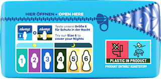 Ultra-Binden Day Long Plus 3 mit Flügeln, Big Pack always