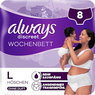 Wochenbett Pants discreet Postpartum, Gr. L always