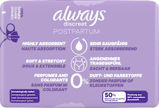 Wochenbett Pants discreet Postpartum, Gr. L always