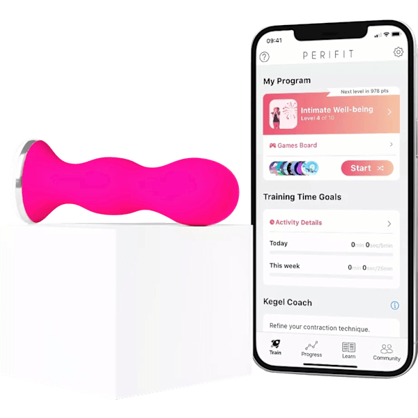 Beckenbodentrainer Perifit Care App-gesteuert, Pink  AMORELIE
