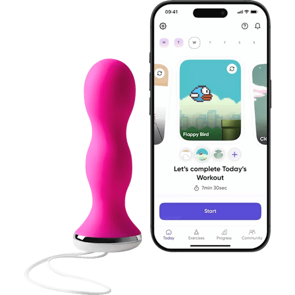 Beckenbodentrainer Perifit Care App-gesteuert, Pink  AMORELIE