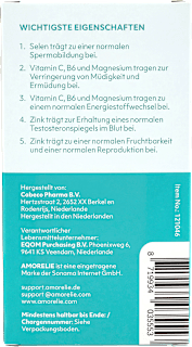 Fertility+ für Ihn 30 St AMORELIE Health