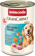 Nassfutter Hund mit Lachs & Spinat animonda GRANCARNO