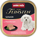 Nassfutter Hund mit Putenherzen, Senior  animonda VOM FEINSTEN