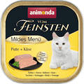 Nassfutter Katze mit Pute & Käse, mildes Menü animonda VOM FEINSTEN