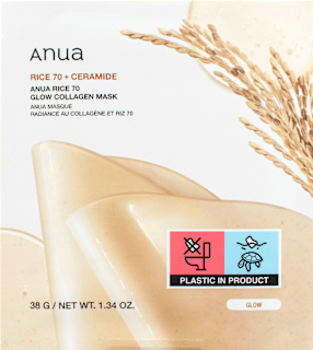 Gesichtsmaske Collagen Mask Rice 70 Ceramide Glow Anua