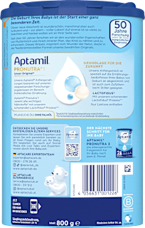 Anfangsmilch 1 Pronutra von Geburt an Aptamil