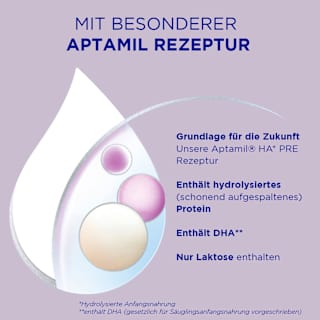 Anfangsmilch Pre HA trinkfertig, von Geburt an, 2x90ml Aptamil