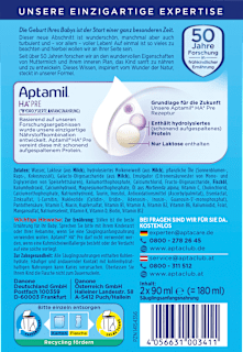 Anfangsmilch Pre HA trinkfertig, von Geburt an, 2x90ml Aptamil