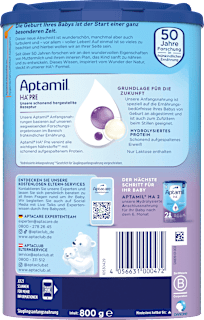 Anfangsmilch Pre HA von Geburt an Aptamil
