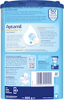 Anfangsmilch Pre Pronutra von Geburt an Aptamil