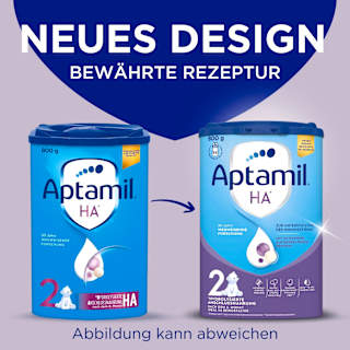 Folgemilch 2 HA  nach dem 6. Monat Aptamil
