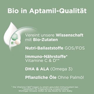 Folgemilch 2 nach dem 6. Monat Aptamil