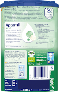 Folgemilch 2 nach dem 6. Monat Aptamil