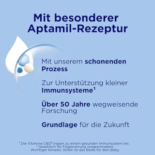 Folgemilch 2 Pronutra Abendfläschchen nach dem 6. Monat Aptamil