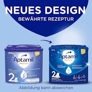 Folgemilch 2 Pronutra Abendfläschchen nach dem 6. Monat Aptamil
