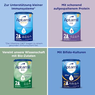 Folgemilch 2 Pronutra nach dem 6. Monat Aptamil