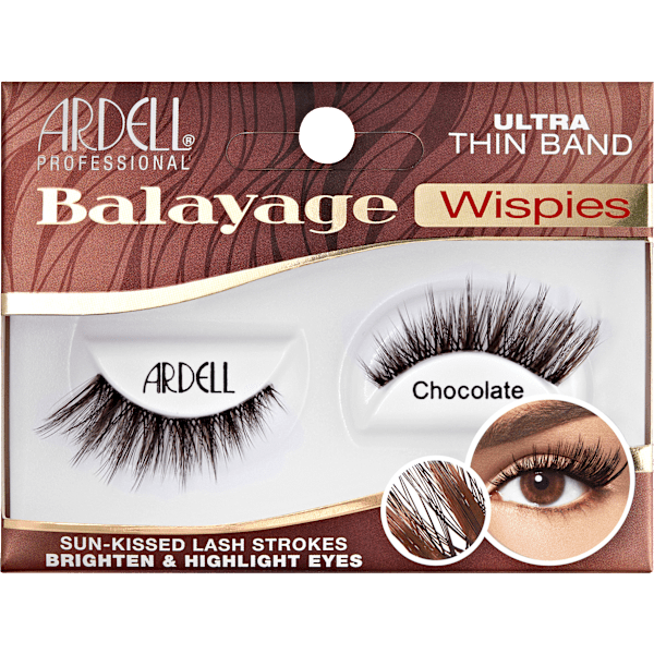 Künstliche Wimpern Balayage Wispies Chocolate (1 Paar) ARDELL