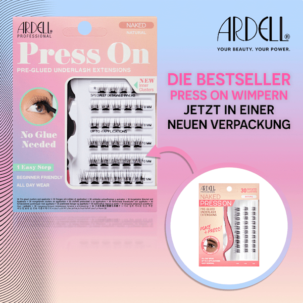 Künstliche Wimpern Set Naked Press On Natural ARDELL
