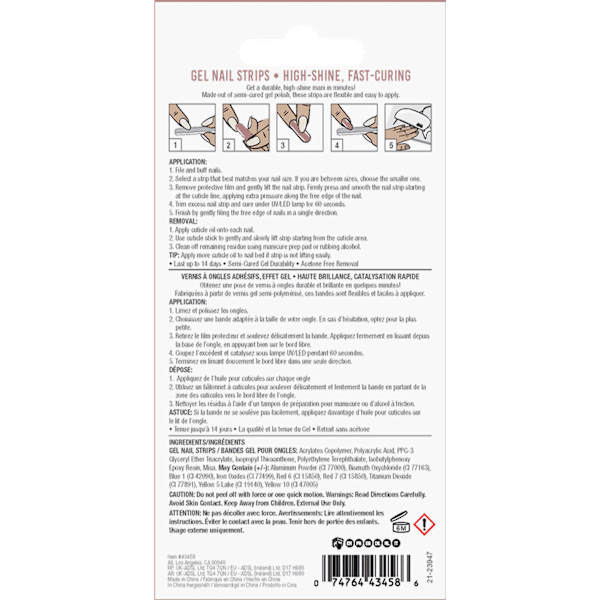 UV Gel Nagelfolien, Gel Nail Strips Like a Diamond ARDELL