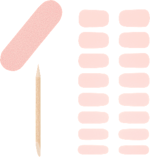 UV Gel Nagelfolien, Gel Nail Strips Lovers Lane ARDELL