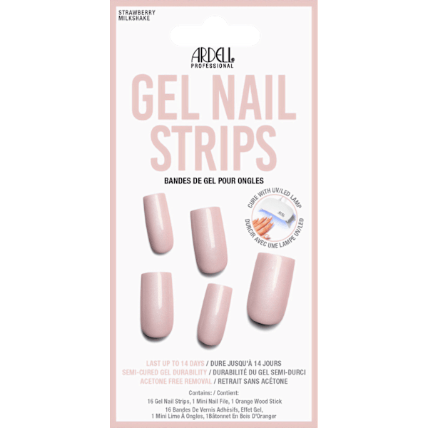 UV Gel Nagelfolien, Gel Nail Strips Strawberry Milkshake ARDELL