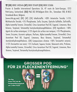 Colorwaschmittel Pods Max Power ARIEL
