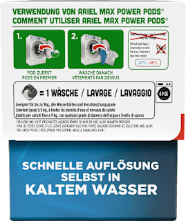 Colorwaschmittel Pods Max Power ARIEL