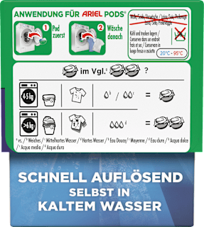 Vollwaschmittel Pods ARIEL
