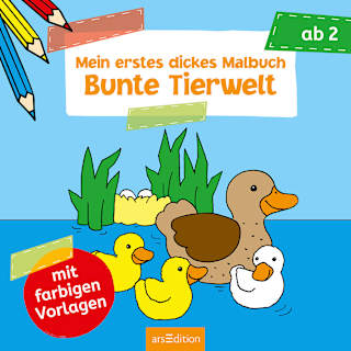 Bunte Tierwelt Malbuch Ars Edition