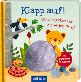 Kinderbuch Klapp auf! Wo verstecken sich die wilden Tiere? Ars Edition