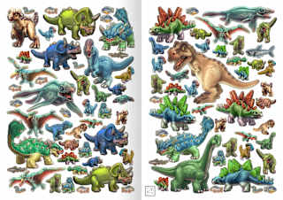 WOW! Das Metallic-Stickerbuch - Dinos Ars Edition
