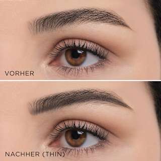 Augenbrauenschablone Eye Brow Stencils & Brush Applicator ARTDECO