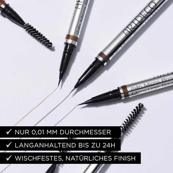 Augenbrauenstift 24h Micro Brow Liquid Liner 06 Dark Brown ARTDECO
