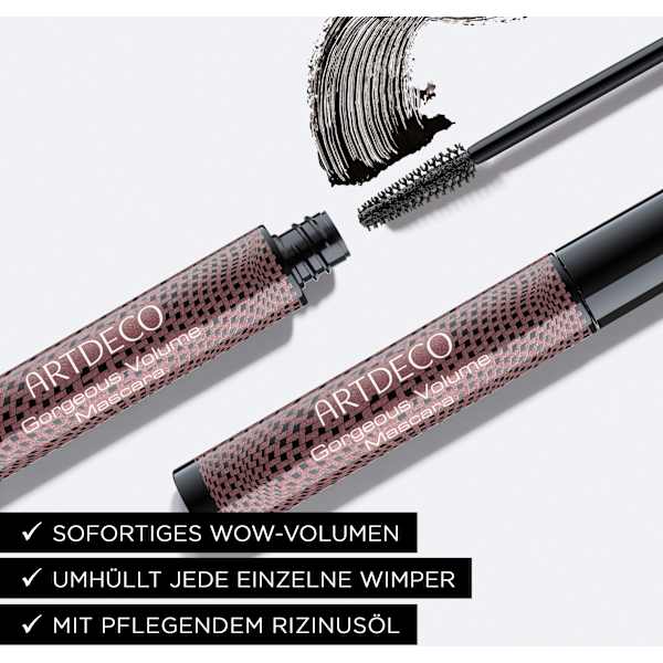 Mascara Gorgeous Volume 1 Deep Black ARTDECO