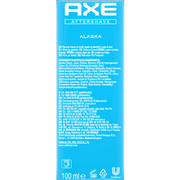After Shave Alaska AXE