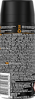 Bodyspray Black Vanilla Orange & Sandalwood Scent AXE