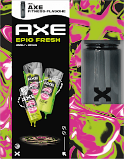 Geschenkset Epic Fresh inkl. Fitness-Flasche 3tlg AXE