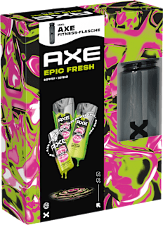 Geschenkset Epic Fresh inkl. Fitness-Flasche 3tlg AXE