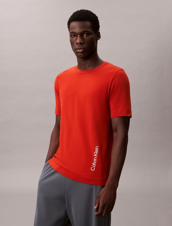 Calvin Klein SPORT TEE - Basic T-shirt - curried pumpkin